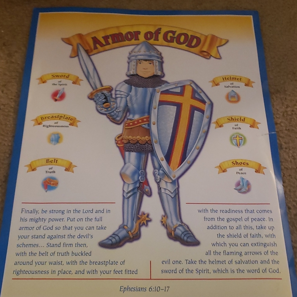 Armor of God Religious Poster
